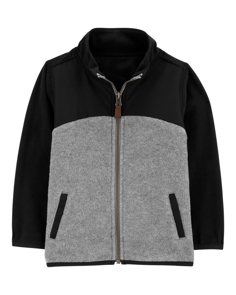 Baby Zip-Up Fleece Jacket, image 1 of 3 slides