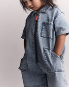 Tout-petit fille - Barboteuse en denim Day Out&trade;, image 3 sur 6 diapositives