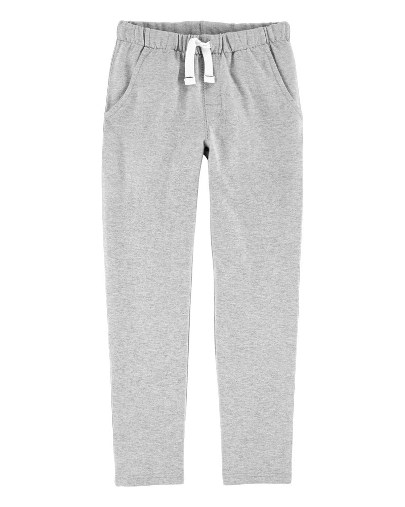 Kid Pull-On French Terry Pants, image 1 of 3 slides