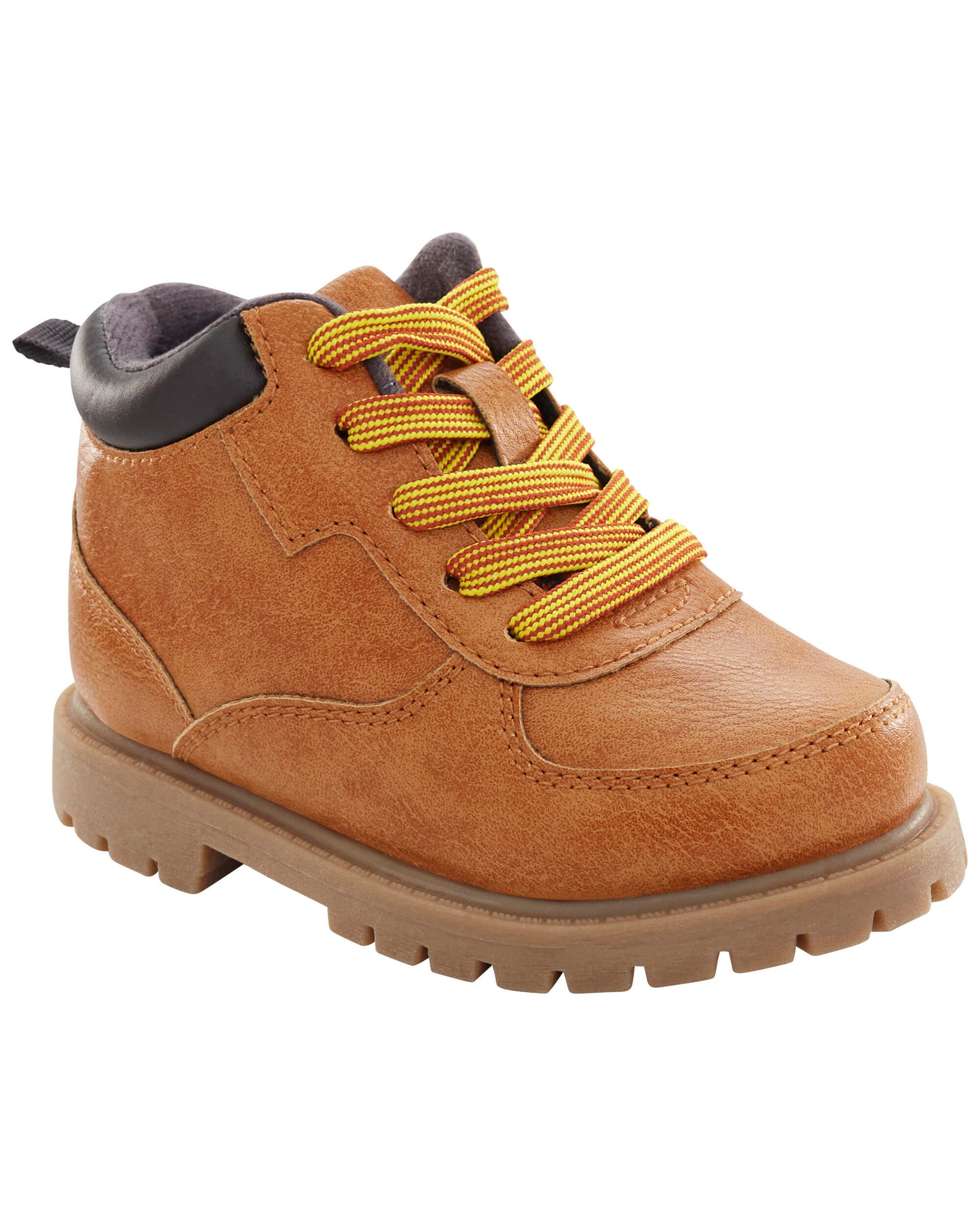 Toddler Boys Toddler High Top Faux Leather Boots 8 Carter s