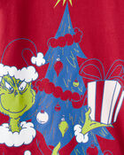 Boys Dr. Seuss™ The Grinch Long-Sleeve Graphic Tee - Red, image 3 of 3 slides