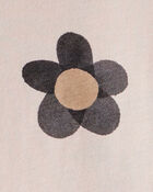 Toddler Girl Floral Long-Sleeve Peplum Top - Brown, image 2 of 3 slides