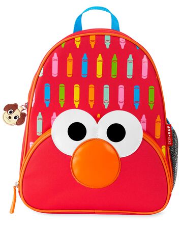 Sesame Street Little Kid Backpack Straw Bottle & Snack Cup Set - Elmo, 