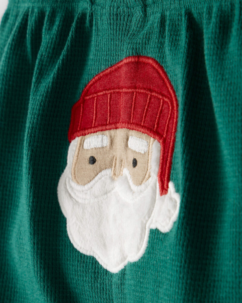 Baby 2-Piece My First Christmas Long-Sleeve Bodysuit & Pant Set - Cream/Green, image 3 of 7 slides