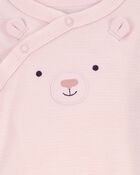 Baby Bear Snap-Up Cotton Sleeper Pyjamas, image 2 of 3 slides