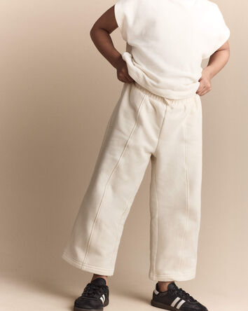 Tout-petit fille - Pantalon à jambes larges Linda - Crème, 