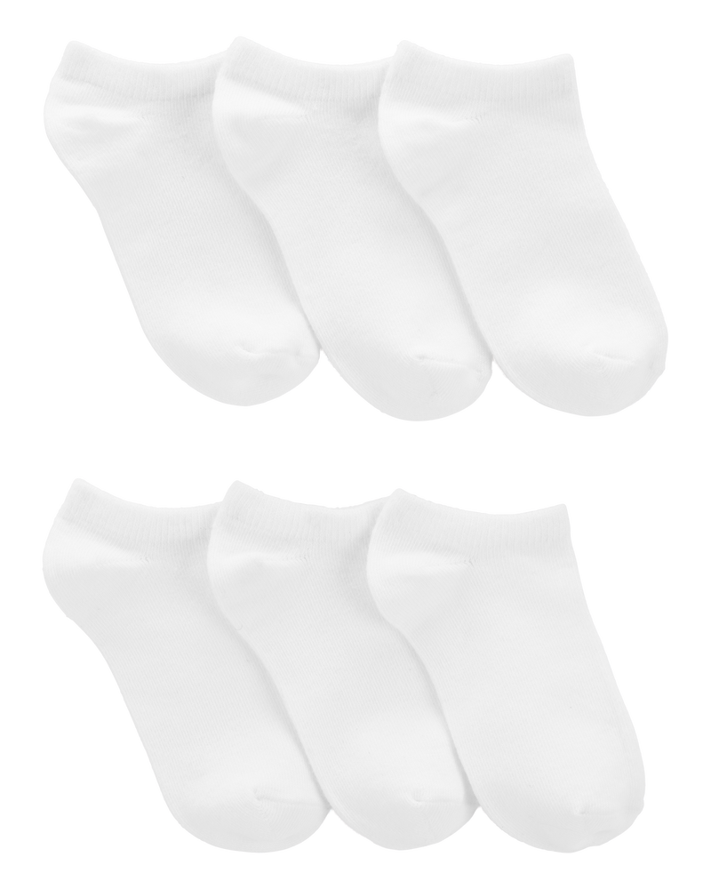 Kid 6-Pack No-Show Socks, image 1 of 2 slides