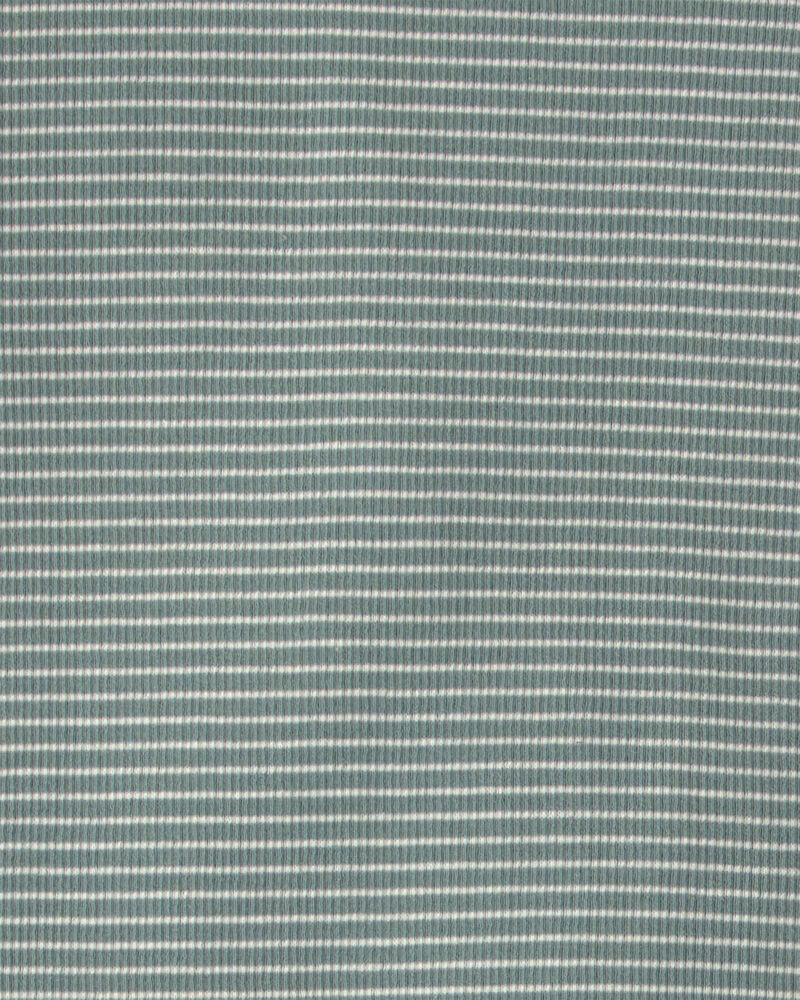 Kids 2-Piece Organic Cotton Ribbed Pajamas, image 3 of 4 slides