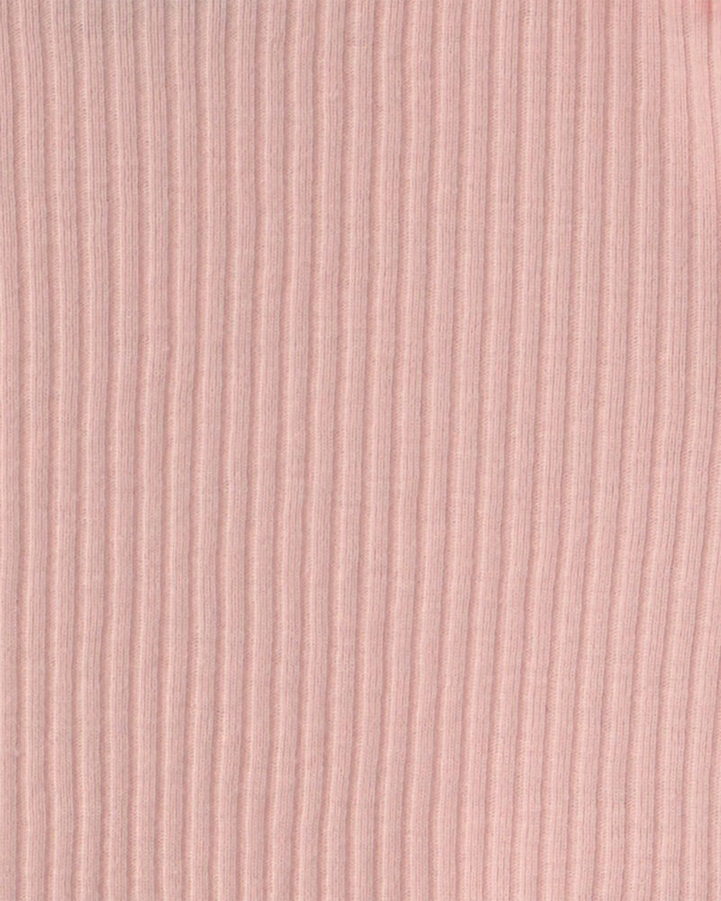 B&eacute;b&eacute; fille - Ensemble 4 pi&egrave;ces cache-couches manches longues et pantalons &agrave; motif floral - Rose, image 4 sur 4 diapositives