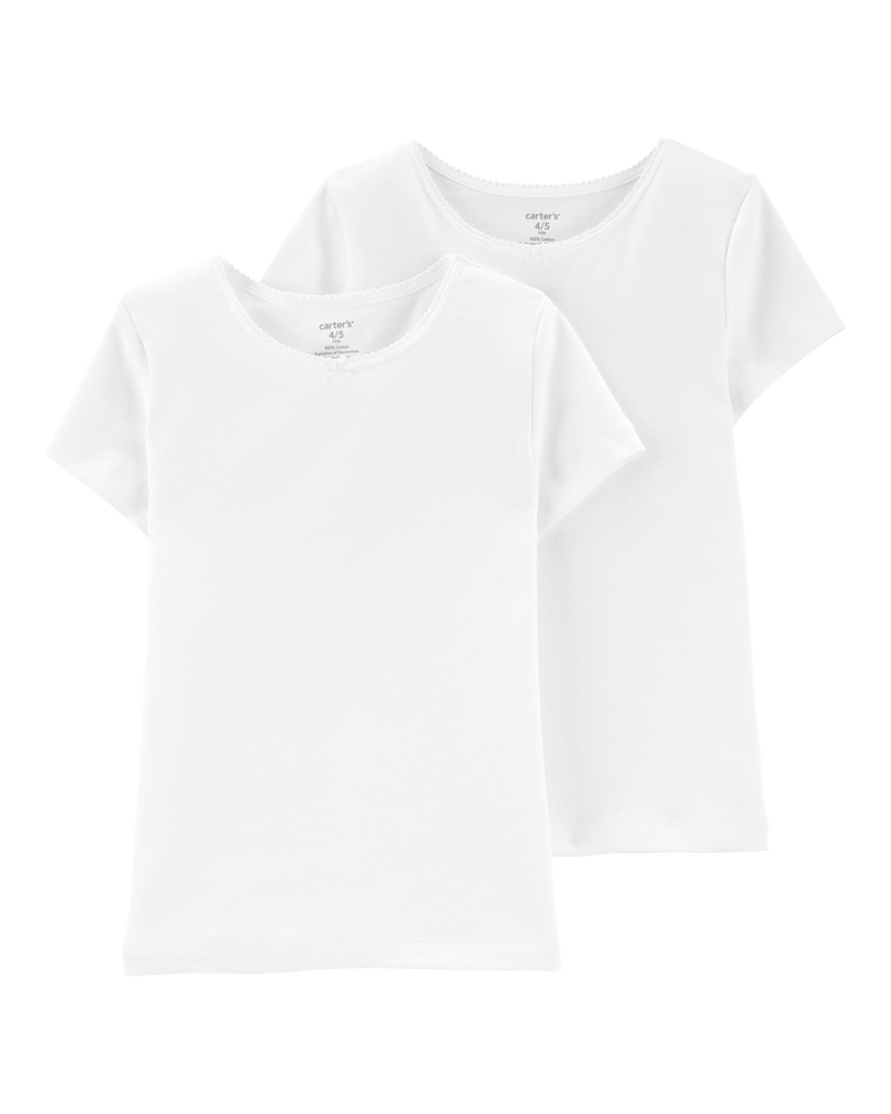 2-Pack Cotton Undershirts, image 1 of 2 slides