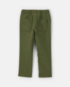 Toddler Boy Pull-On Pants - Olive Green, image 2 of 4 slides