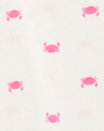 Baby Crab Print Tank Top - Ivory, 
