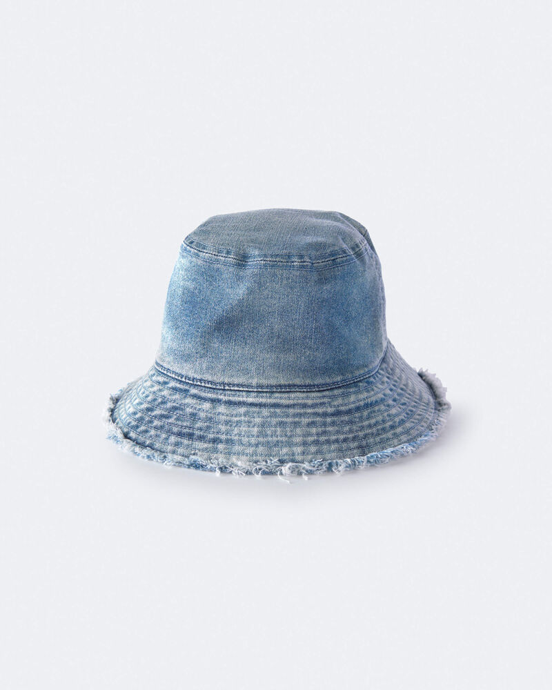 Tout-petit - Chapeau cloche en denim - D&eacute;lav&eacute; clair, image 2 sur 6 diapositives