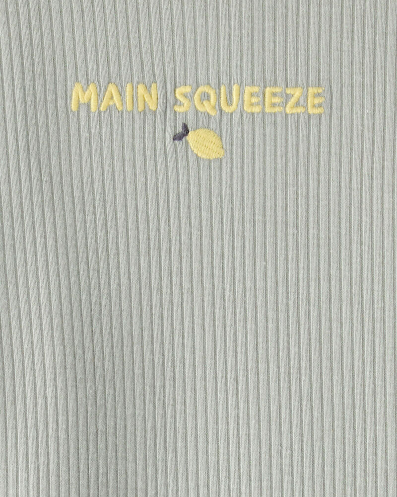 Baby Girl 'Main Squeeze' Bodysuit & Pant Set - Green, image 3 of 4 slides