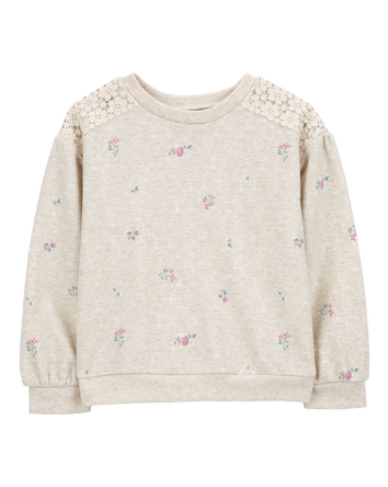Toddler Embroidered Fleece Pullover, 