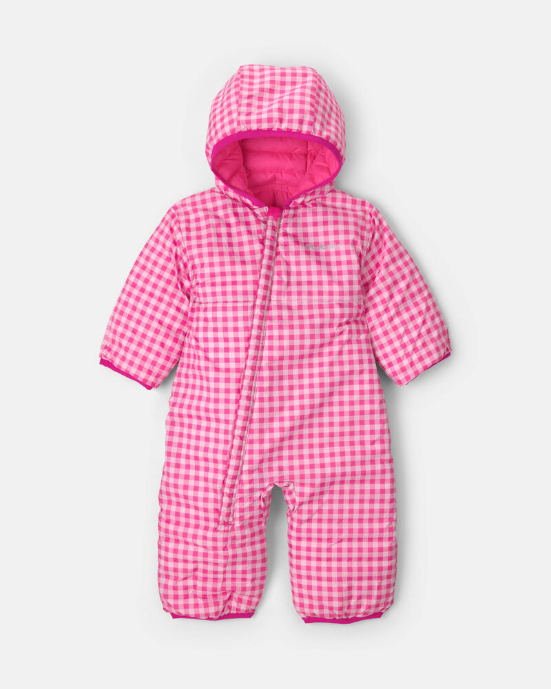 B&eacute;b&eacute; fille - Combinaison d&rsquo;hiver r&eacute;versible Columbia Powder Lite&trade; II - Rose, image 3 sur 5 diapositives