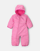 B&eacute;b&eacute; fille - Combinaison d&rsquo;hiver r&eacute;versible Columbia Powder Lite&trade; II - Rose, image 3 sur 5 diapositives
