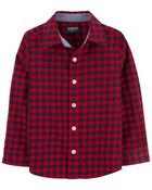 Family Matching: Plaid Button-Front Shirt, image 1 of 4 slides