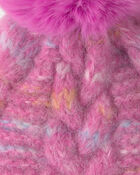Toddler Girl Kombi Marshmallow Hat - Blush, image 3 of 3 slides