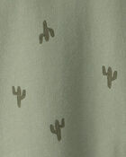 Baby Boy Cactus French Terry Pullover Sweatshirt - Olive, image 2 of 3 slides