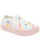 Toddler Slogan Slip-On Shoes, image 1 of 3 slides