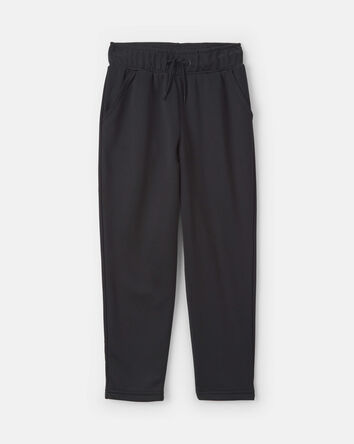 Boys French Terry Active Pants - Black, 