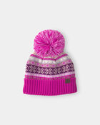 Filles - Tuque givre d&rsquo;hiver Kombi - Rose, image 1 sur 3 diapositives