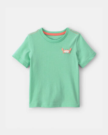 Baby Boy Crab Graphic Tee - Green, 