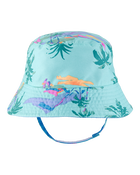 Baby Tropical Reversible Swim Bucket Hat - Blue, image 1 of 3 slides