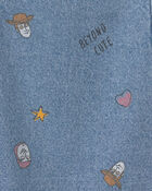 Toddler Girl Pixar&copy; Toy Story Chambray Dress - Medium Wash, image 3 of 4 slides