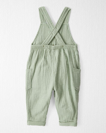Baby Organic Cotton Gauze Overalls, 