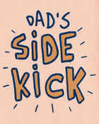 Toddler Boy Dad's Side Kick Short-Sleeve Graphic Tee - Orange, image 2 of 3 slides