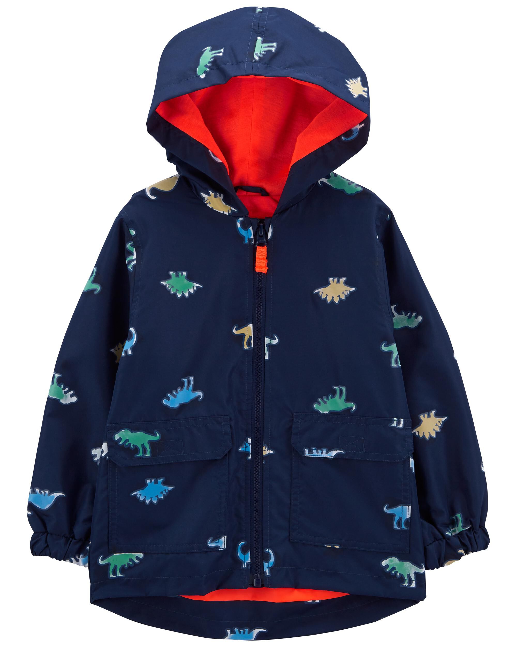 Navy Colour Changing Dino Rain Jacket Carter s Oshkosh Canada