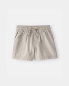 Baby Boy Twill Shorts - Light Khaki, image 1 of 4 slides