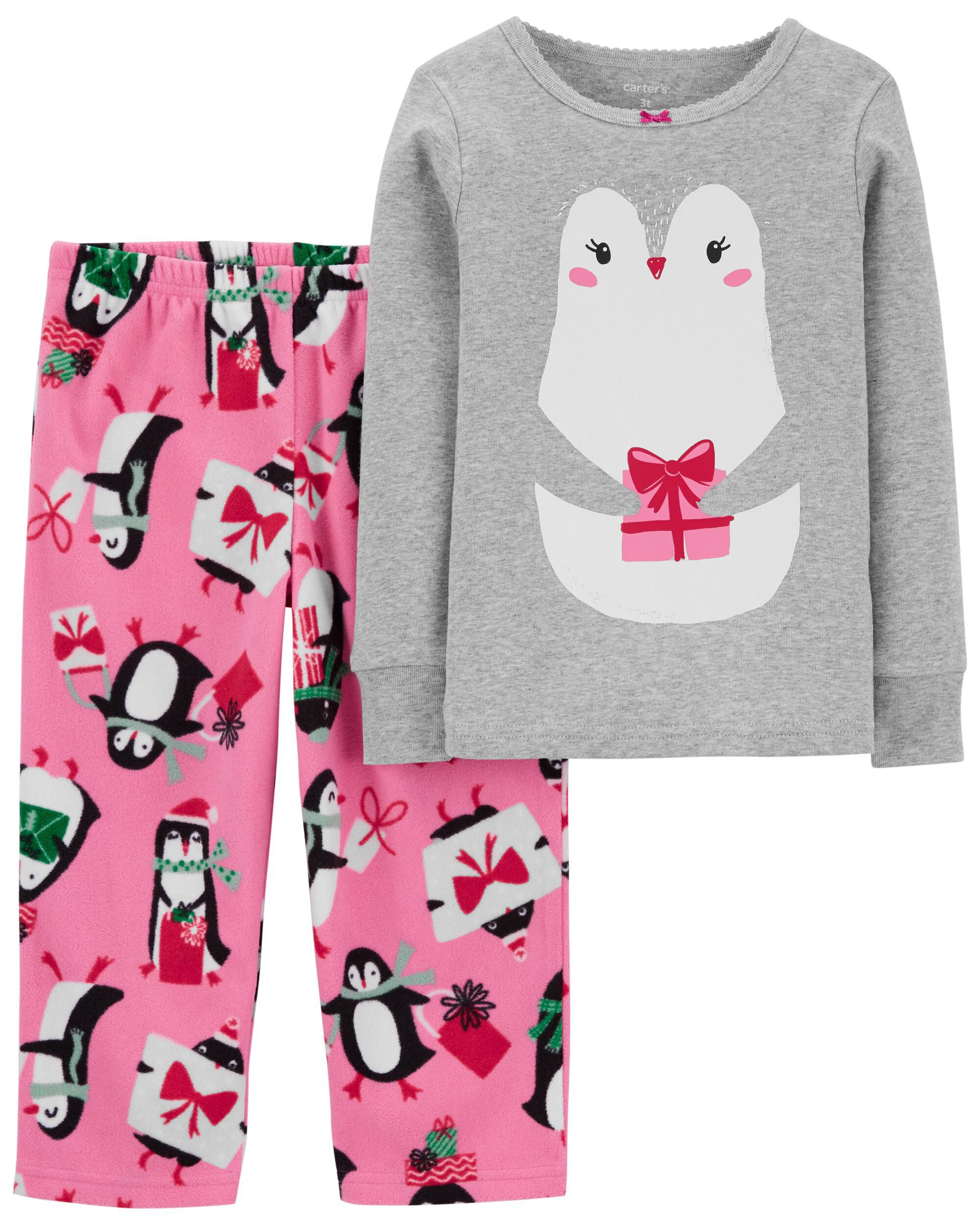 Fleece penguin pajamas outlet