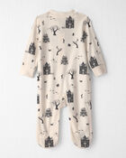 Baby Organic Cotton Sleeper in Spooky Village, image 2 of 5 slides