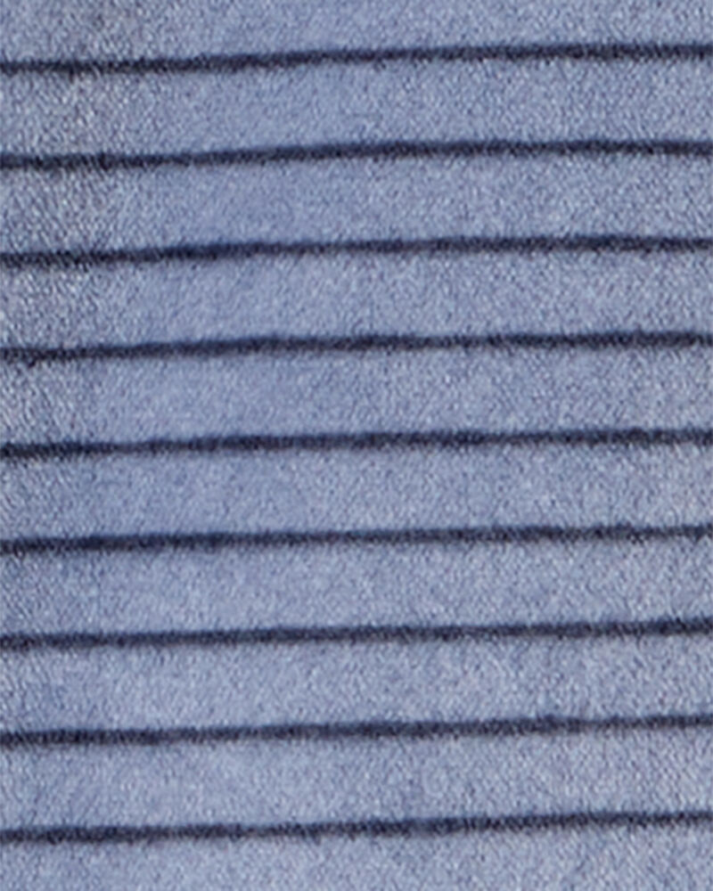 Baby Boy 2-Piece DreamPlush Long-Sleeve Snug Fit Sleeper - Blue, image 3 of 4 slides