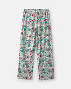 Kids Christmas Scavenger Hunt Fleece Loose Fit Pyjama Bottoms, image 3 of 4 slides