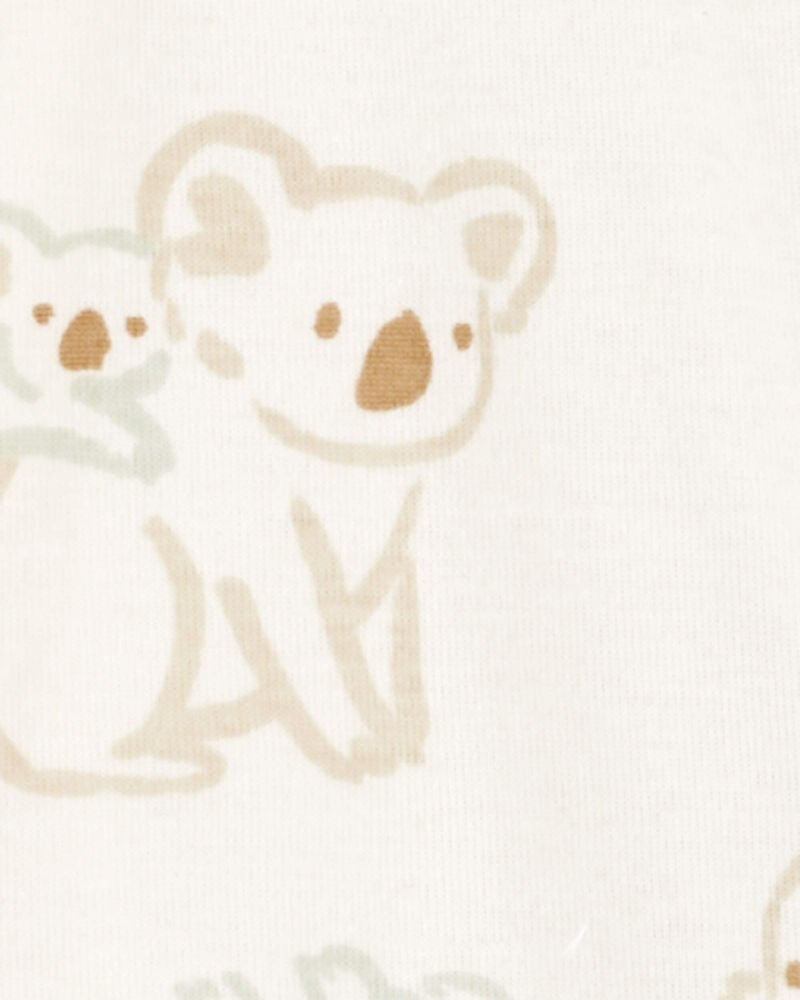 Baby Brown Koala 3-Piece Converter Gown Set, image 3 of 4 slides