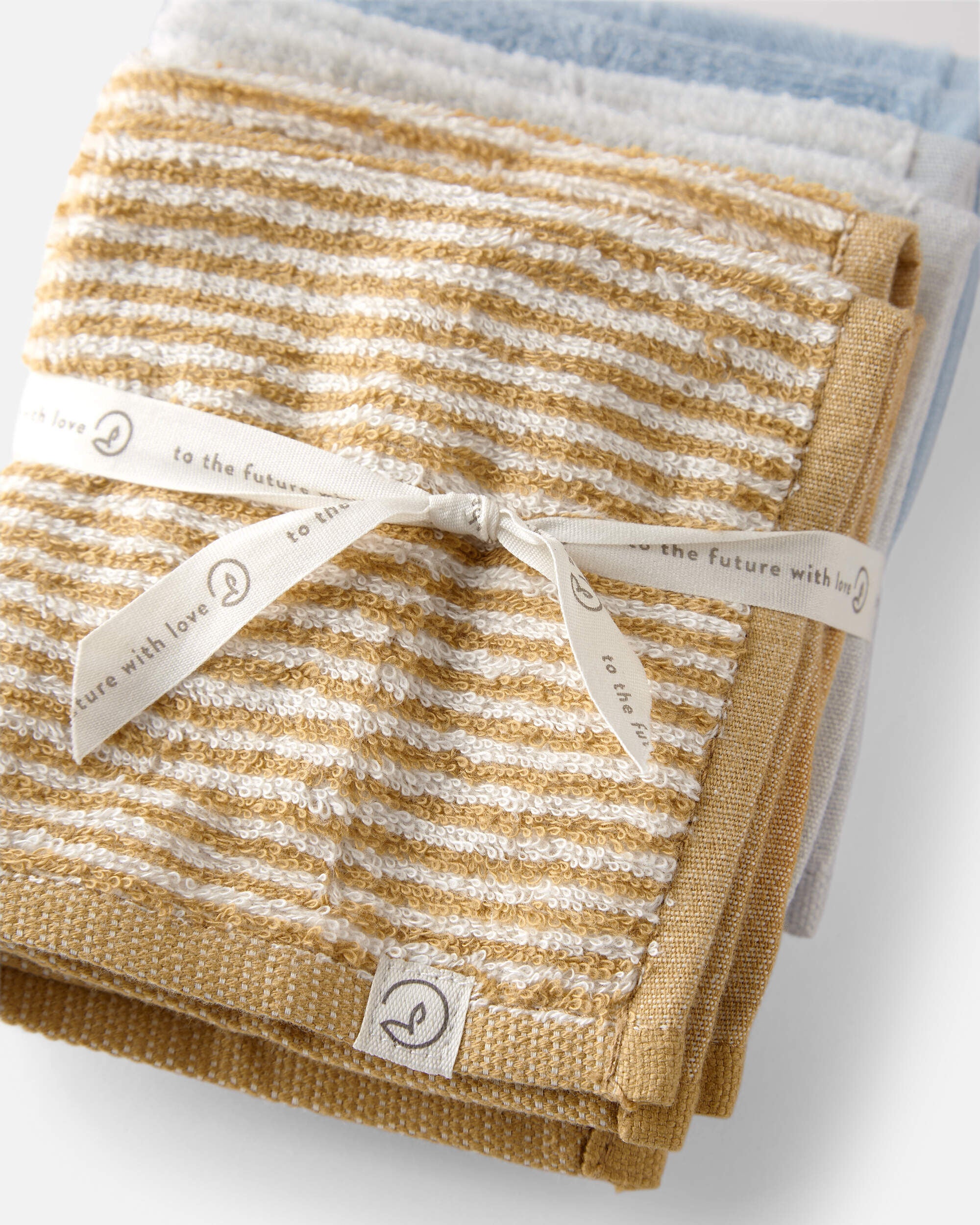 Camp Khaki Galaxy Gray Baby 6 Pack Organic Cotton Washcloths Carter s Oshkosh Canada