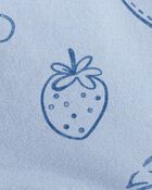 Toddler Girl Bow Icon Pull-On Stretch Leggings - Blue, image 3 of 4 slides