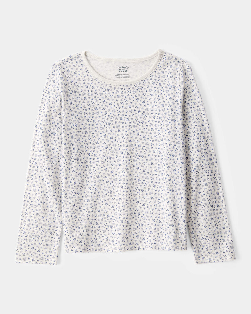 Kid 2-Piece Floral Tee & Tank Dress, image 2 of 6 slides