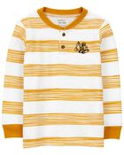 Toddler Long-Sleeve Henley Tee, image 1 of 3 slides