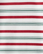 Kid Striped Holiday 2-Piece Pyjama Set , image 2 of 3 slides
