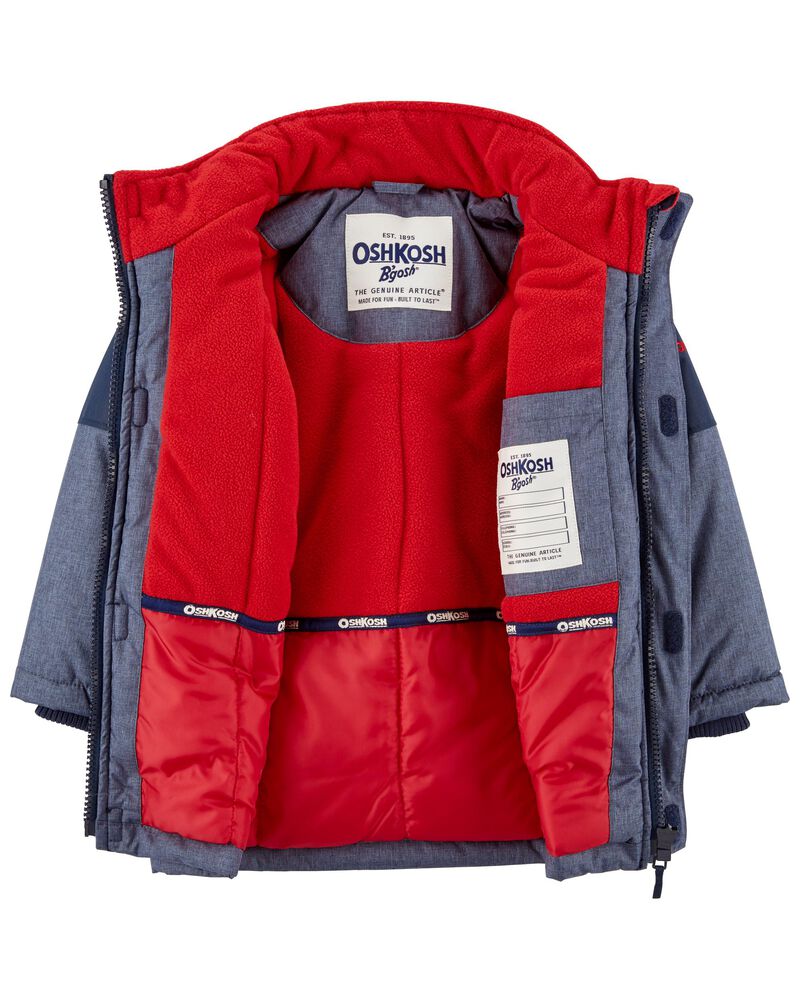 Toddler Heavyweight Parka With Detachable Hood, image 2 of 7 slides