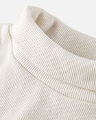 Toddler 2-Pack Organic Cotton Rib Mock Neck Tops, image 2 of 4 slides