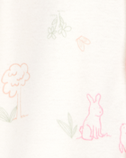 Bébé Ensemble 3 pièces robe de nuit convertible à lapin et bonnet, image 3 sur 4 diapositives