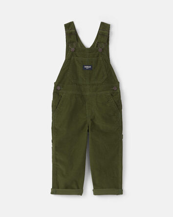 Toddler Corduroy Overalls - Olive Green, 