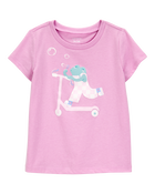 Toddler Scooter Frog Graphic Tee, image 1 of 2 slides