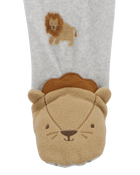 Toddler 1-Piece Lion Fleece Footie Pyjamas, image 2 of 5 slides